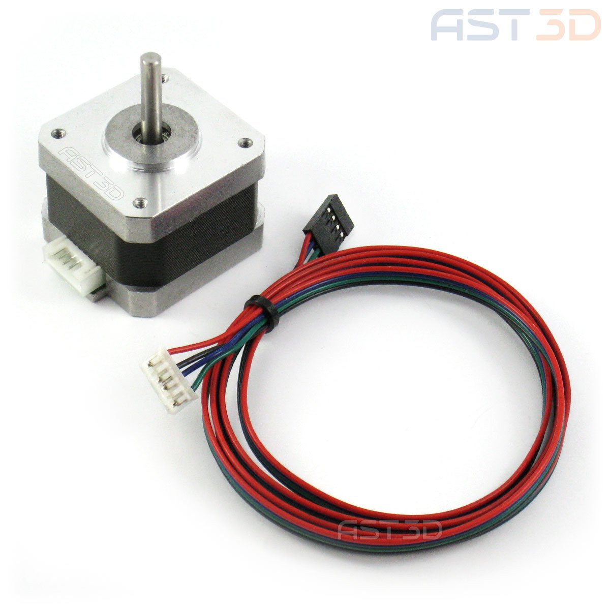 Шаговый двигатель Nema 17 17hs3401 1,3А (с разъемом 4pin, 3401s)