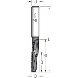 Фреза пазова аксіальна Up-Shear з подрібнювачем D13 В50 d12 Z2+2 UB28132