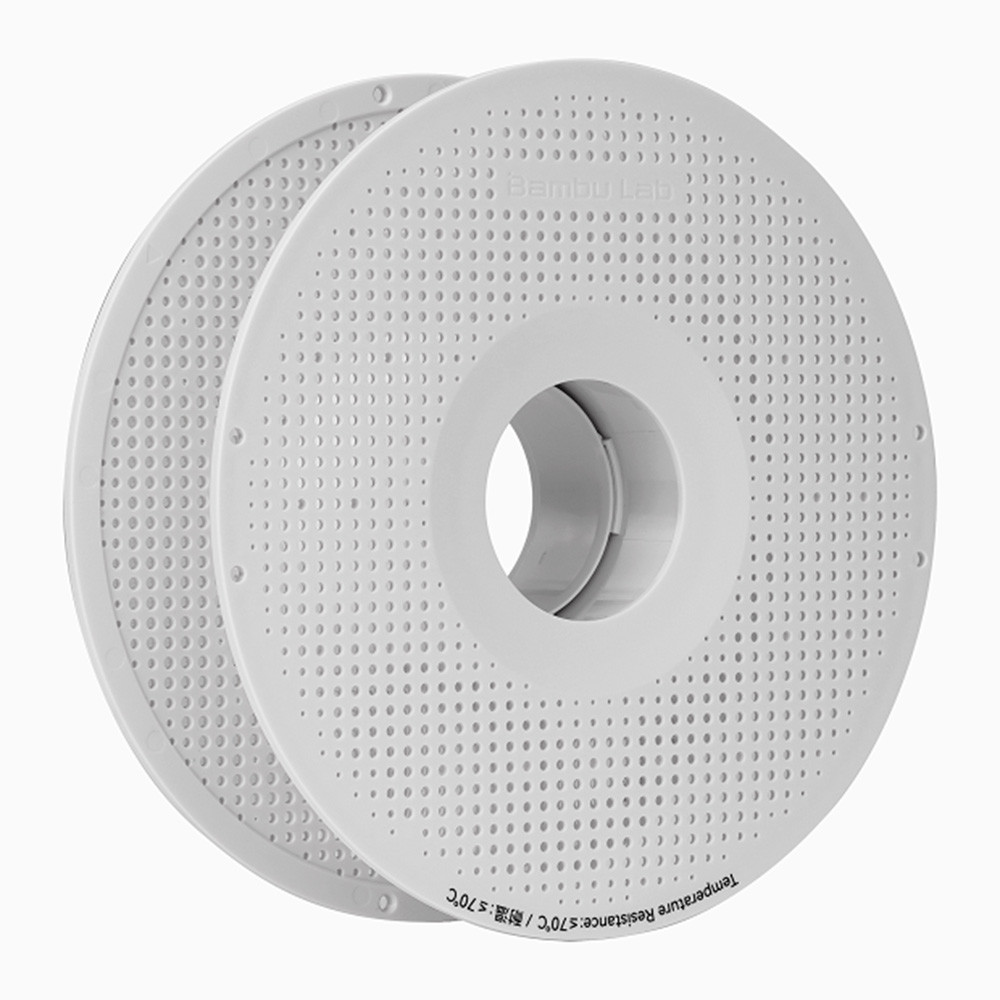 Котушка багаторазова Bambu Lab Reusable Spool, біла, (оригінал, RSP001)