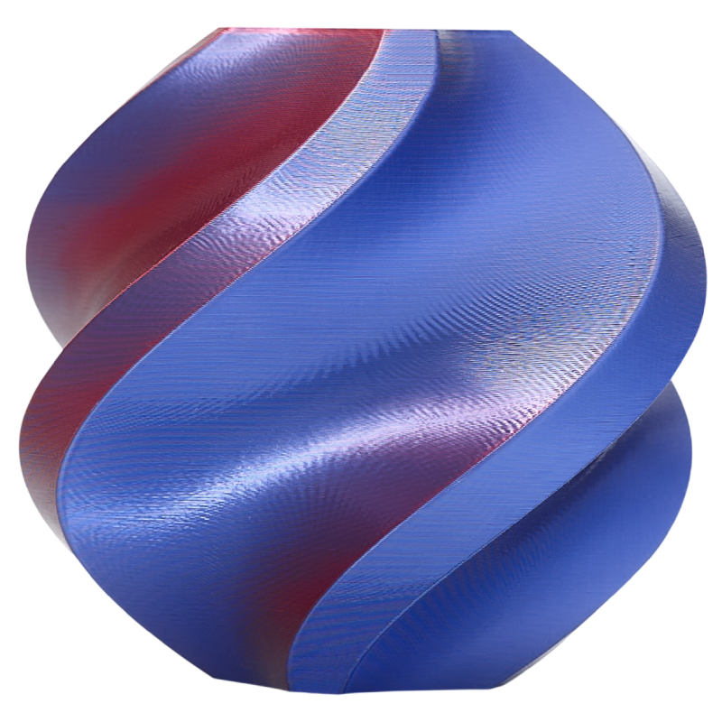 Філамент Bambu Lab PLA Multi-Color Midnight Blaze, 1.75мм, 1кг, синій-бордовий