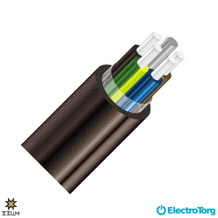 Кабель АВВГнг 5х2.5 ЗЗЦМ Electro Cable Group (ECG)