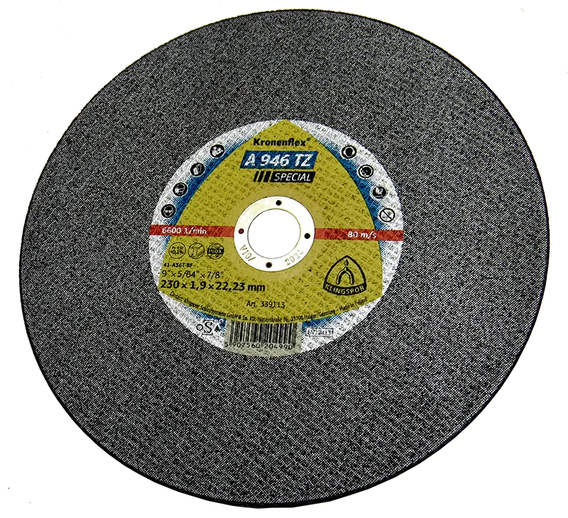Круг відрізний Klingspor Kronenflex 230x1,9x22,23 A 946 TZ SPECIAL