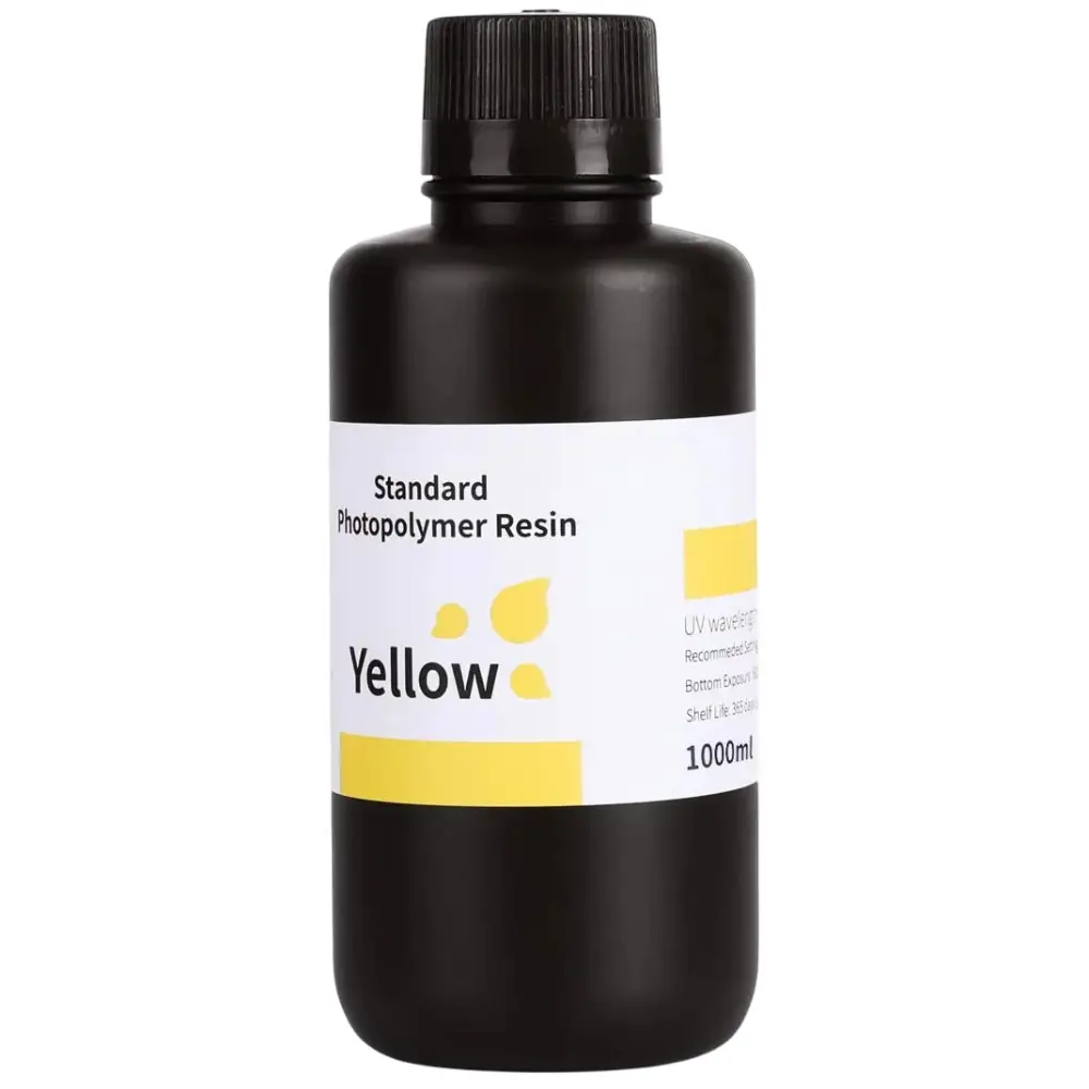 Фотополімерна смола Elegoo Standard Resin Yellow, 1кг, жовта
