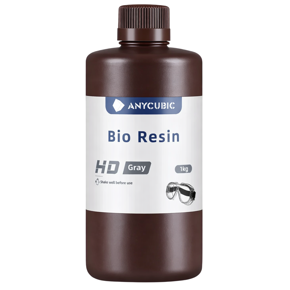 Смола фотополімерна Anycubic Bio Resin HD, 1кг, сіра