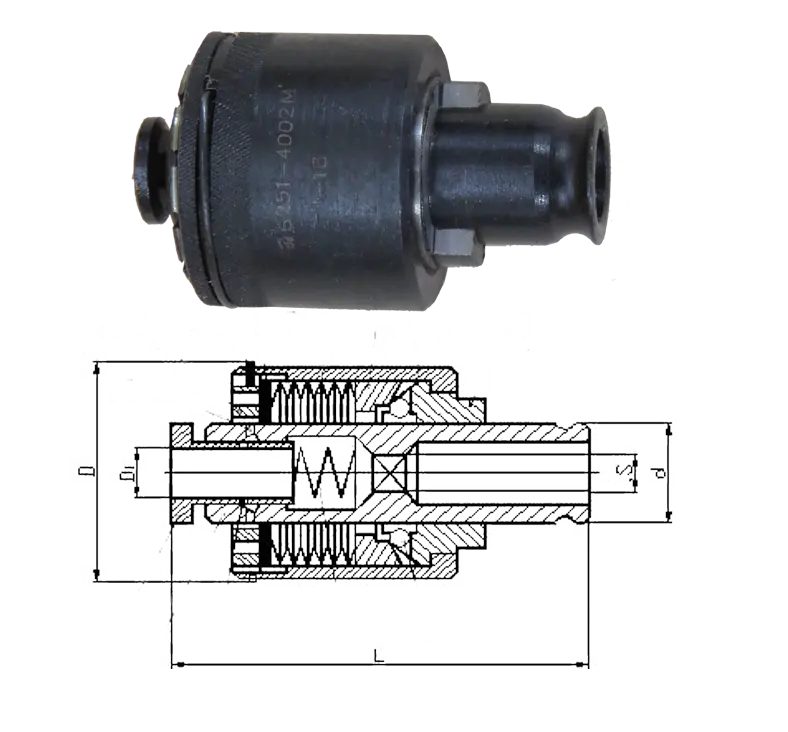 Різьбонарізна головка M39-M42 запобіжна 28,0×22,4 L83