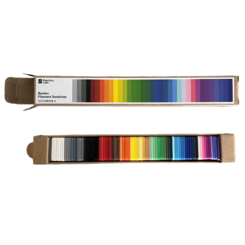 Палітра кольорів філамента Bambu Lab Filament Swatches, (оригинал, FAZ029 / FAZ011)