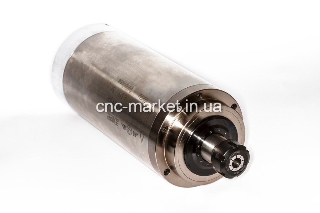 Шпиндель GDZ-125-4,5 с водяным охлаждением 4,5 кВт (380V) ER25