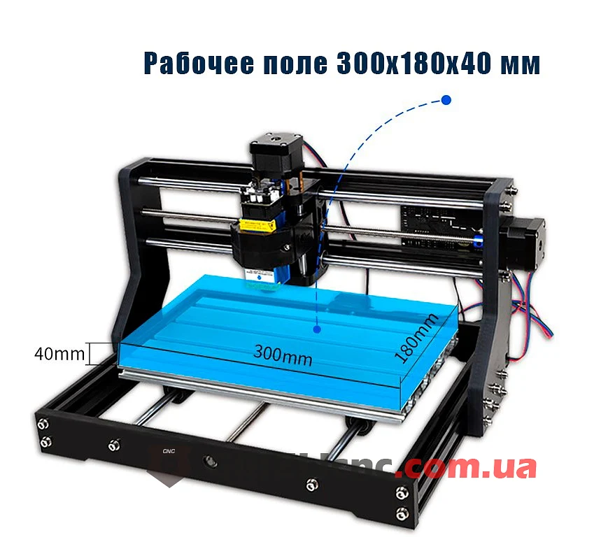 Фрезерный станок CNC3018 Pro GRBL DIY с ЧПУ патрон ER11 цанга - Набор для сборки