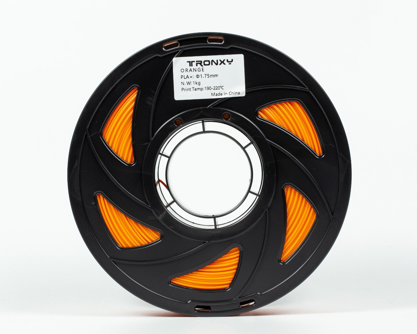 Помаранчевий PLA (ПЛА) пластик філамент для 3D принтера 1кг, 1.75мм, 330м Tronxy Filament