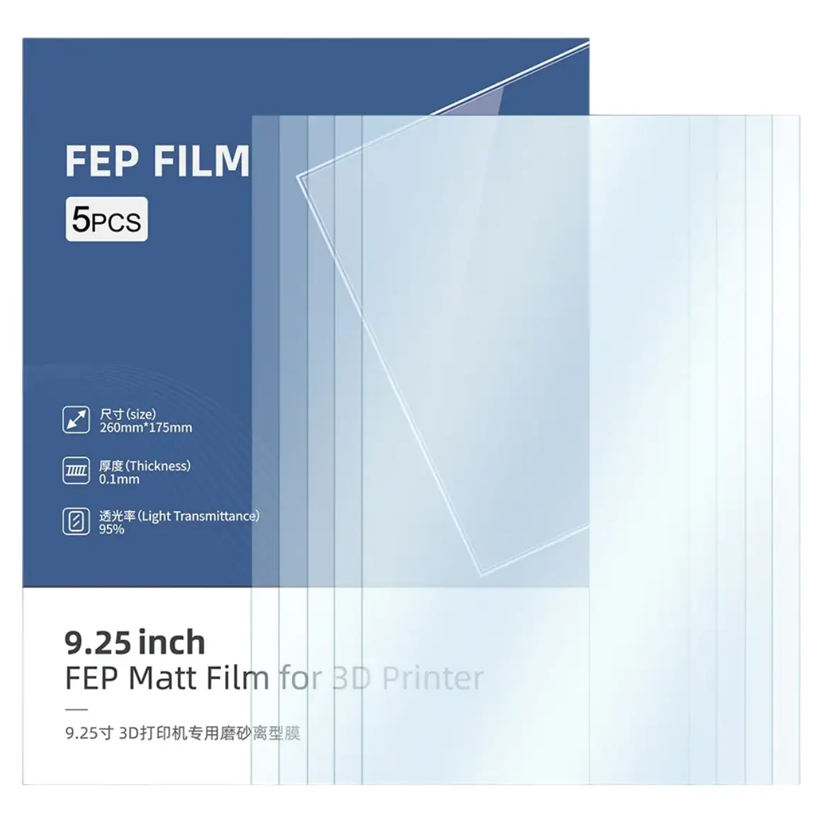 Плівка FEP Matt для Anycubic Mono X/ 6K/ M3 Plus, 260*175мм, 5 шт, (оригінал, S020080)