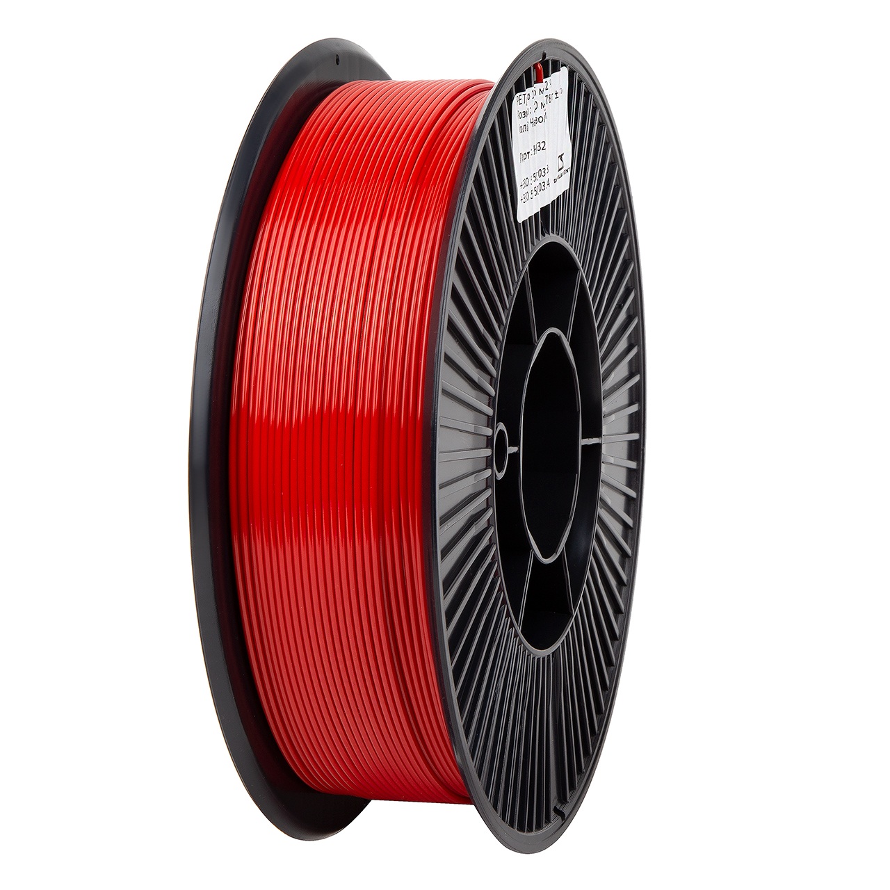 Філамент DSF PETG Red, 1.75мм, 1кг, червоний