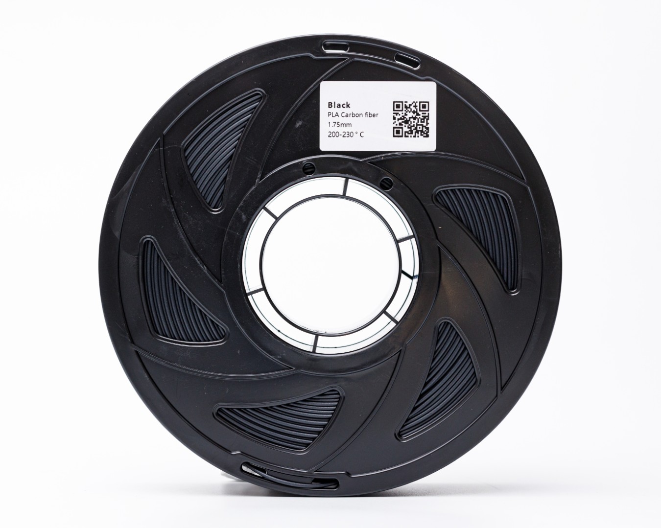 Чорний PLA пластик Вуглецеве волокно для 3D принтера | PLA Carbon fiber Black 1кг, 1.75мм