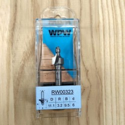 Фреза радиусна з нижнім підшипником NanoBits R3,2 D11,1 d6 RW00323