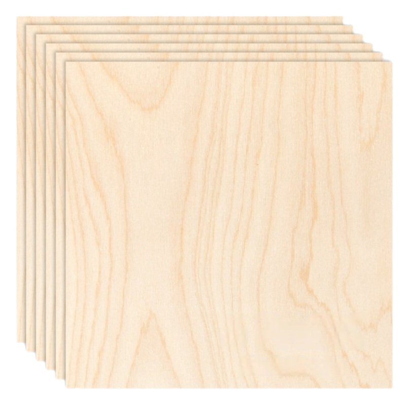 Фанера шліфована Bambu Lab Birch Plywood, з берези, 300*300*3мм, 6 шт.