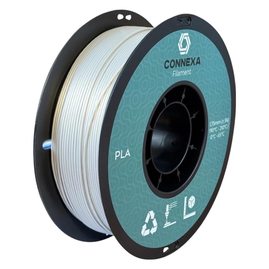 Філамент Connexa PLA Silver, 1.75мм, 1кг, сріблястий