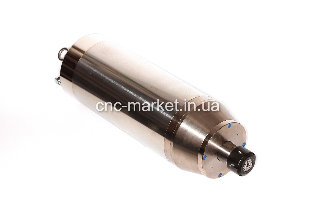Шпиндель по камню GDZ-125-5,5 с водяным охлаждением 5,5 кВт (380V) ER25