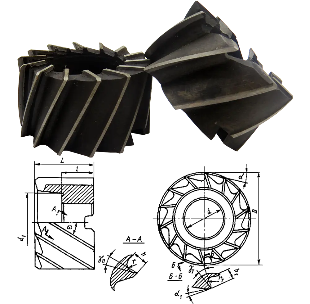 Фреза торцова насадна 40х32x16 Z=10 Р6М5
