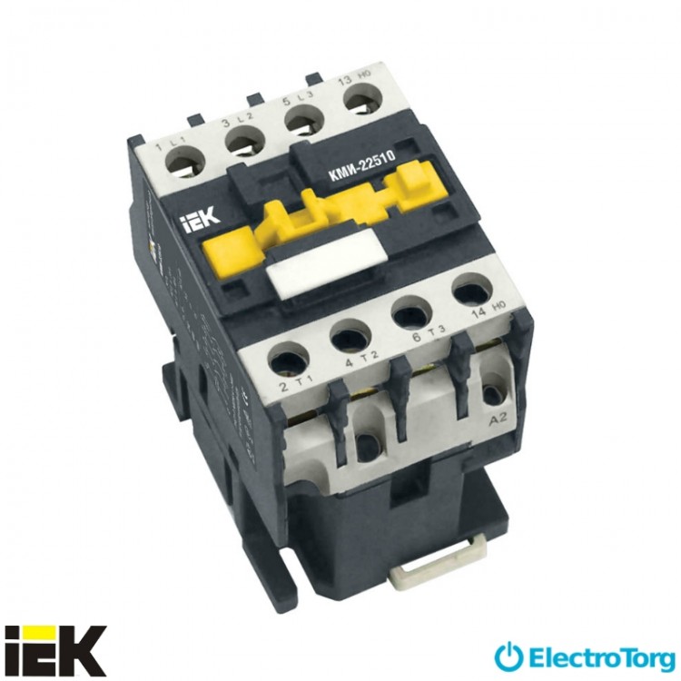 Контактор КМИ-22510 25А 110В/АС3 1з (НО) ИЭК (IEK)