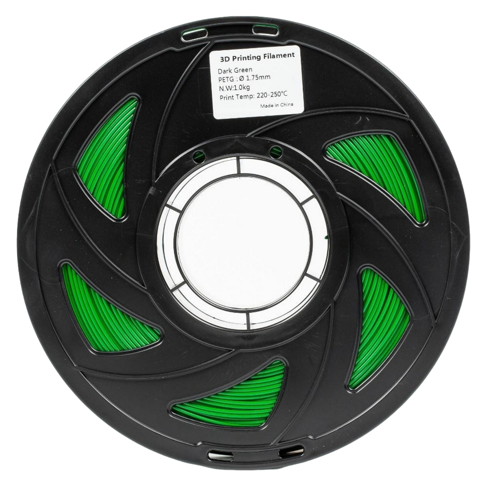 Філамент UA3D PETG Dark Green, 1.75мм, 1кг, темно-зелений