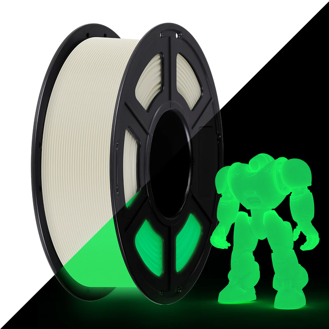 Філамент, що світиться зеленим у темряві PLA Luminous Glow In The Dark Green ANYCUBIC