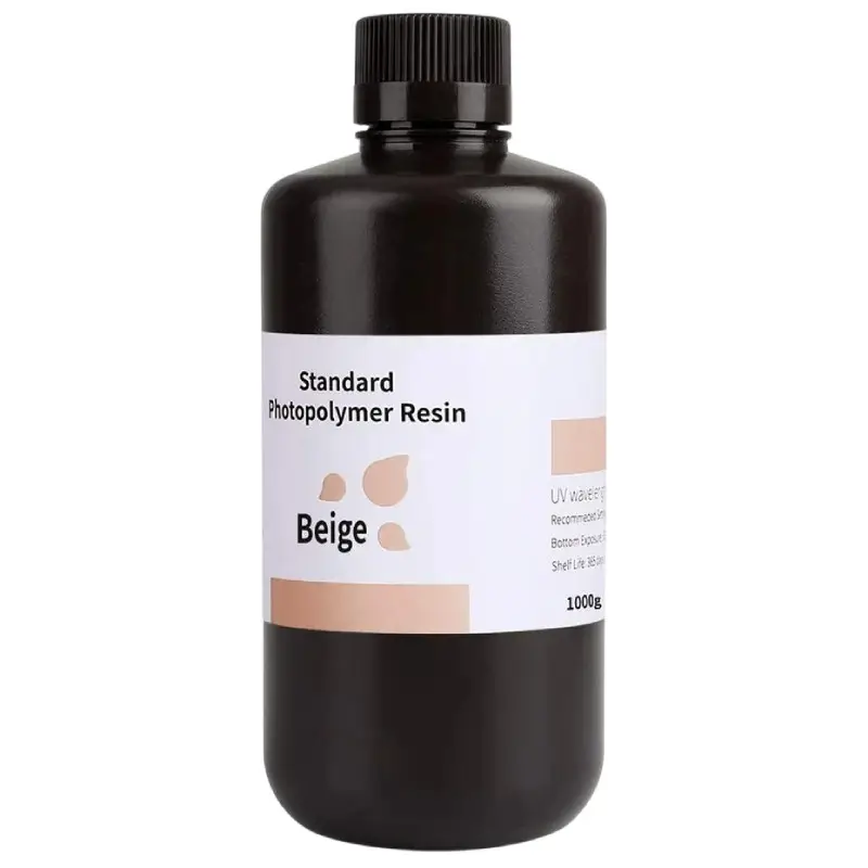 Фотополімерна смола Elegoo Standard Resin Beige, 1кг, бежева
