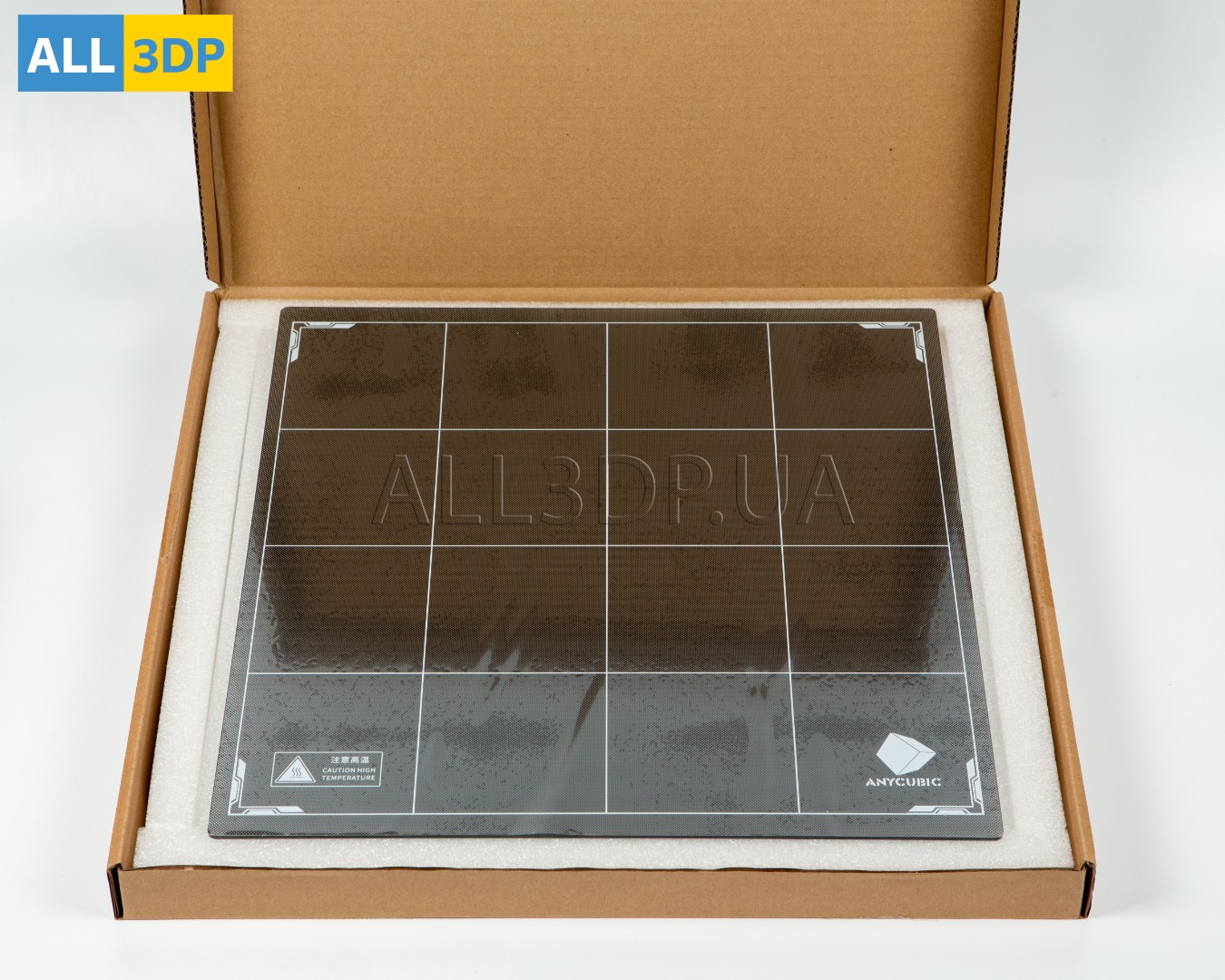 Скляна підкладка для платформи 3D принтерів Anycubic Kobra Max