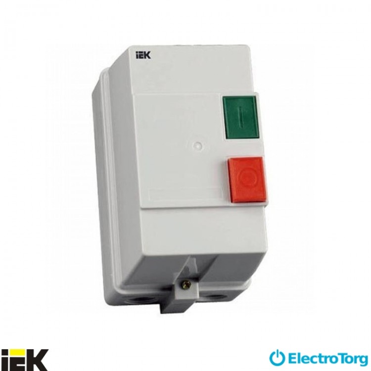 Контактор КМИ23260 32А в оболочке Ue=220В/АС3 IP54 ИЭК (IEK)