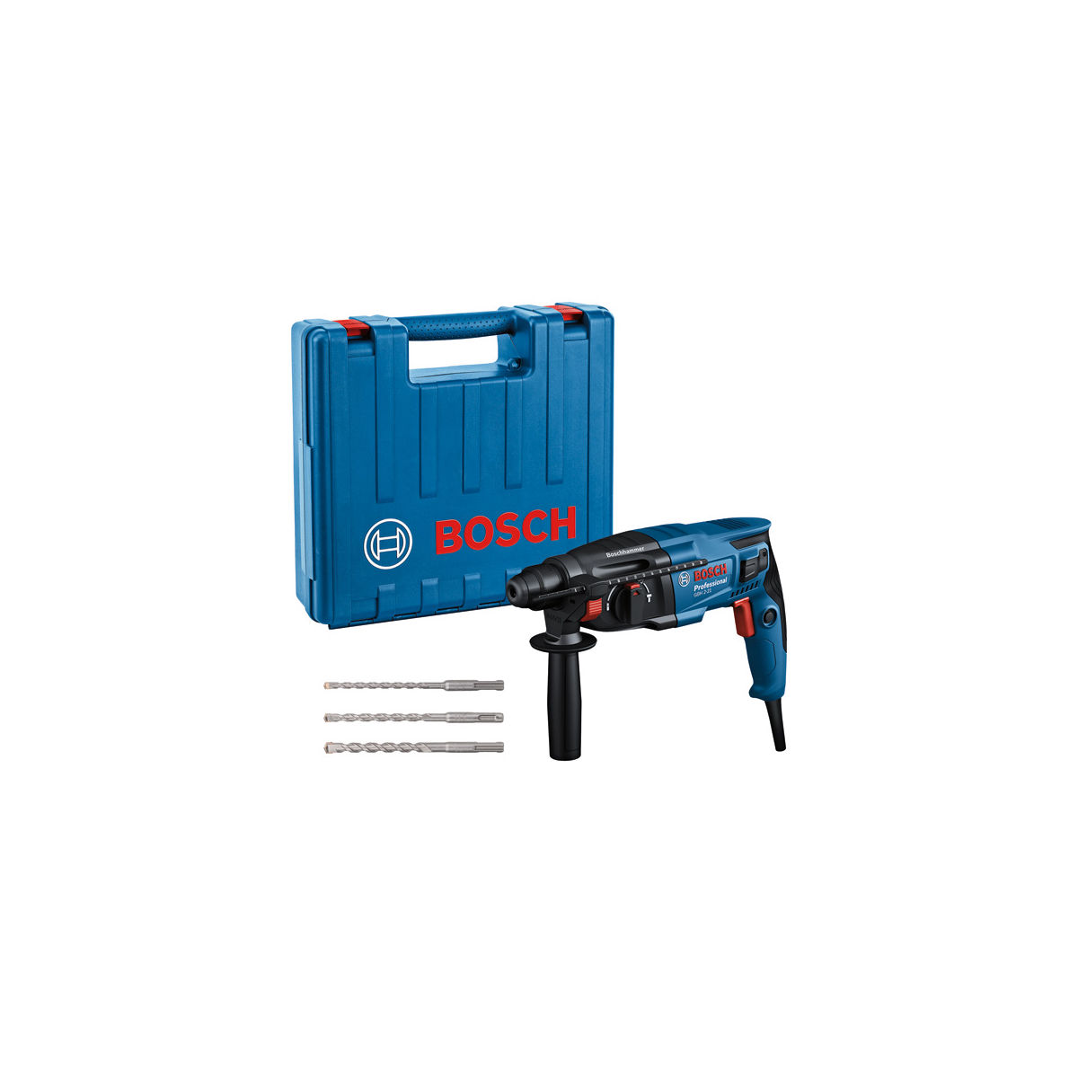 Bohrhammer mit SDS plus GBH 2-21 mit 1x Bohrer SDS plus 6/8/10 mm