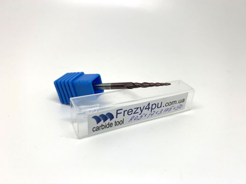 Фреза конусна R0.5 D3.175 L50/17