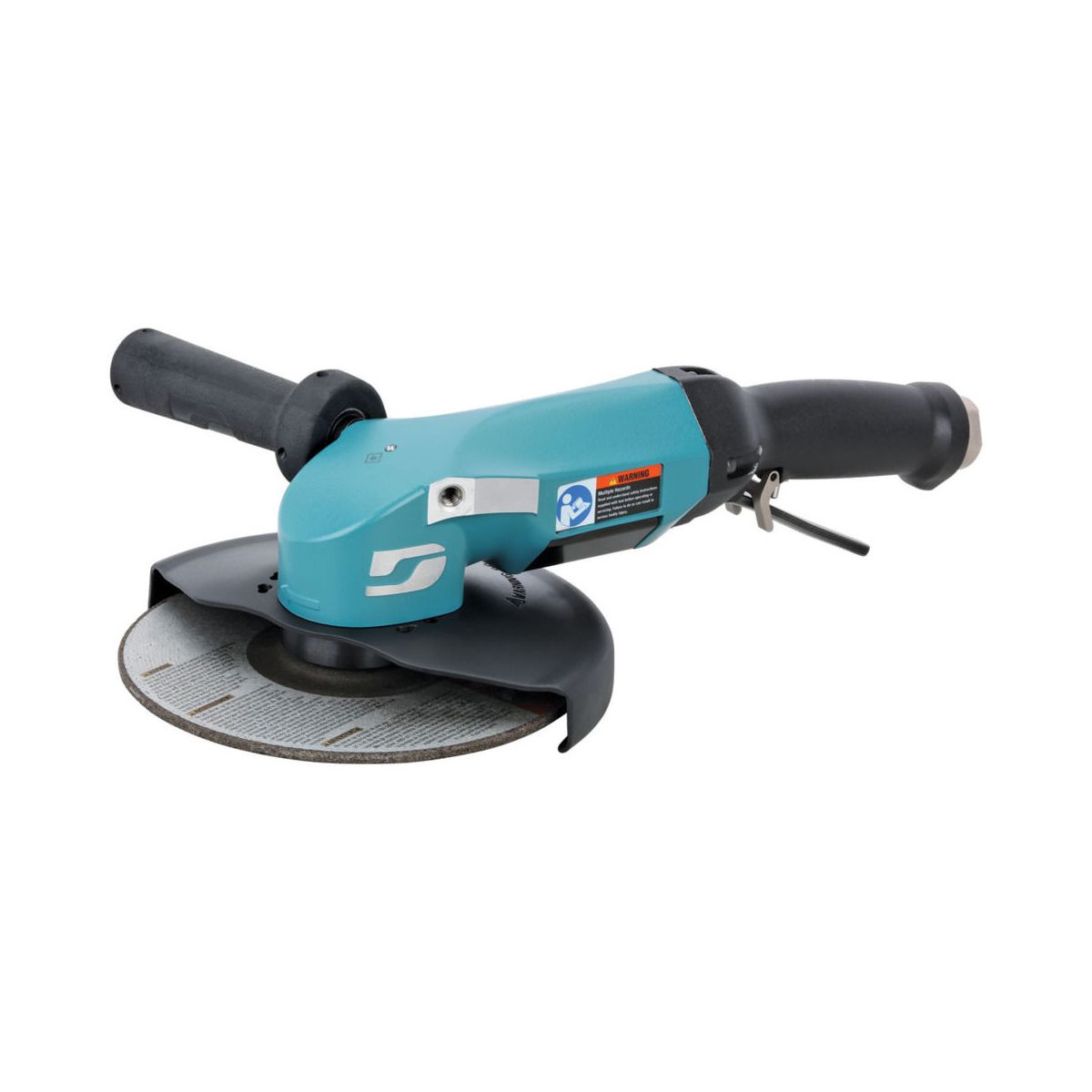 7″ (180 mm) Durchmesser, rechtwinklige Schleifmaschine mit vertiefter Mitte und automatischem Auswuchtmechanismus