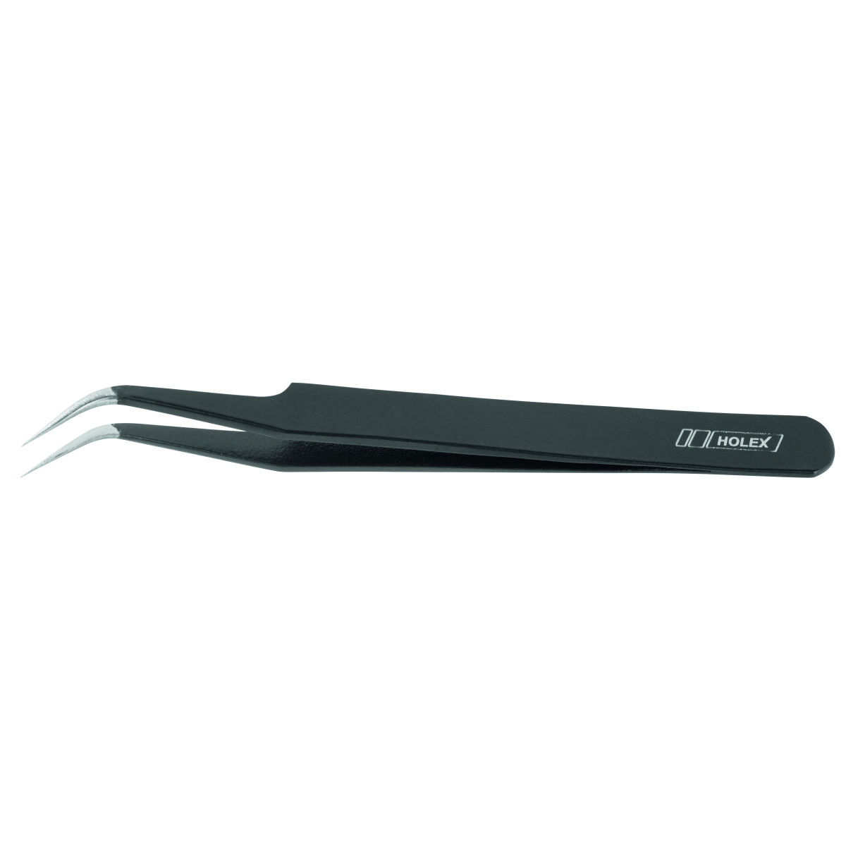 Pinzette abgesetzt / sichelförmig spitz, 120 mm, Form 7, Werkstoff: AMB