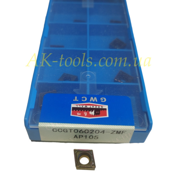80° CNMG+ССМT · CCGT060204-ZMF AP105