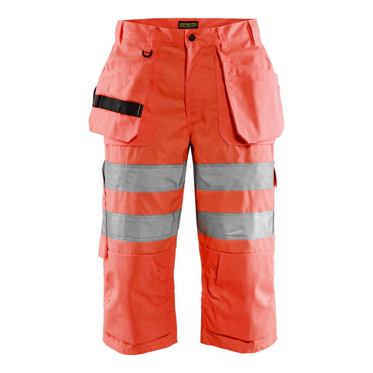 High vis Piratenhose Klasse 2 High Vis Rot C62, high vis rot / schwarz