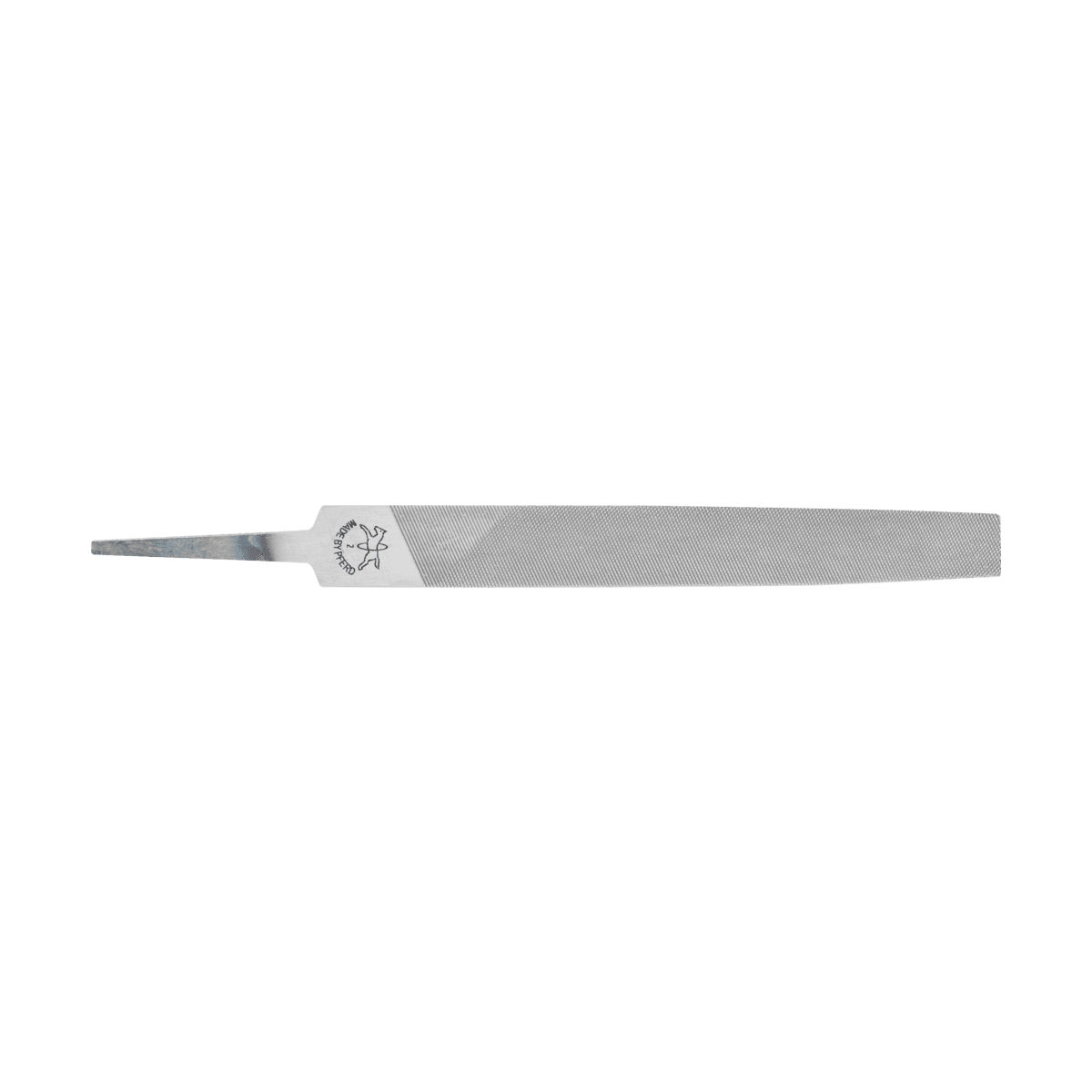 PFERD TOOLS Werkstattfeile Flachspitz 100mm Hieb 2 universell zum Schruppen und Schlichten