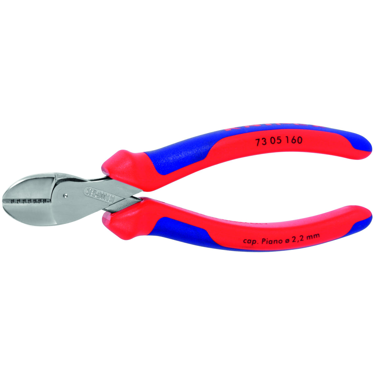 Kompakt-Seitenschneider, X-Cut® verchromt mit Griffhüllen, ganze Länge: 160mm