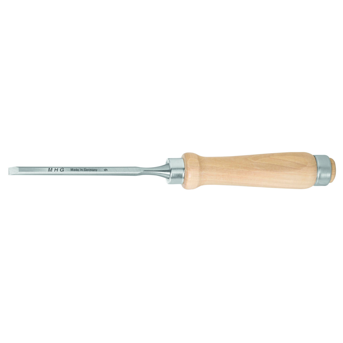 Stechbeitel mit Holzheft, Schneidenbreite: 6mm