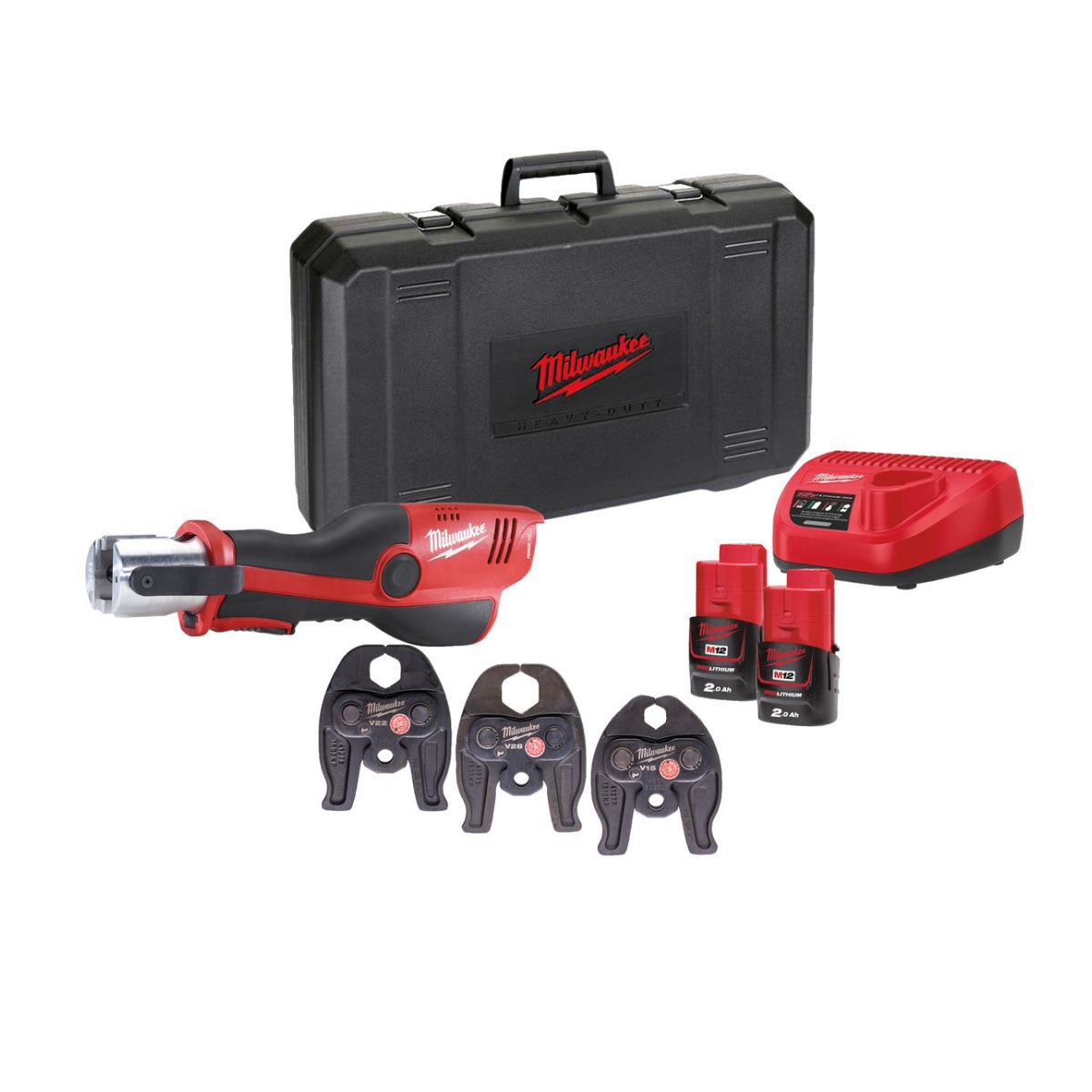 M12HPT-202C V V-SET Akku-Presswerkzeug