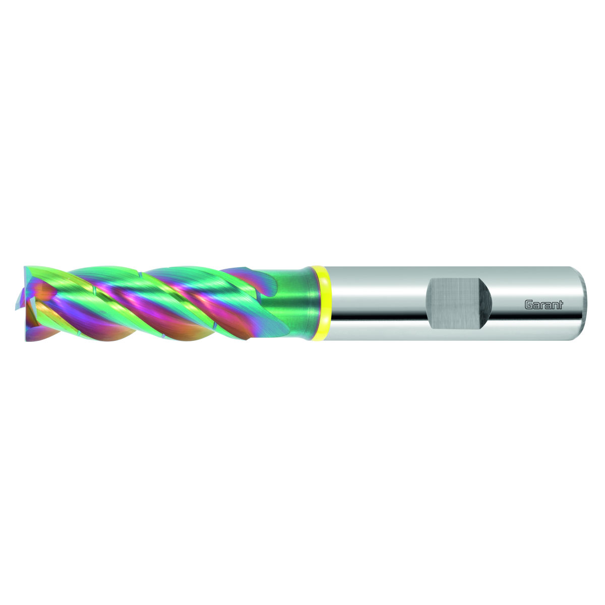 GARANT Master Alu VHM-Fräser mit mehr Spanteilern TPC, DLC, ⌀ h6 D C : 5mm