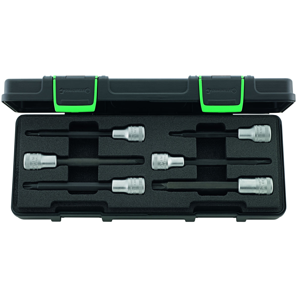 Satz Schraubendreher-Einsätze für Torx® 1/2 Zoll-Vierkant 6-teilig, lang