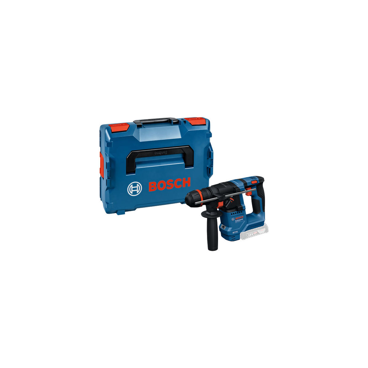 Akku-Bohrhammer mit ONECHUCK GBH 18V-18 X in L-BOXX