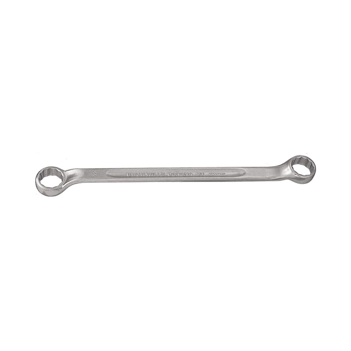 Doppelringschlüssel, flach gekröpft, Schlüsselweite: 6X7mm