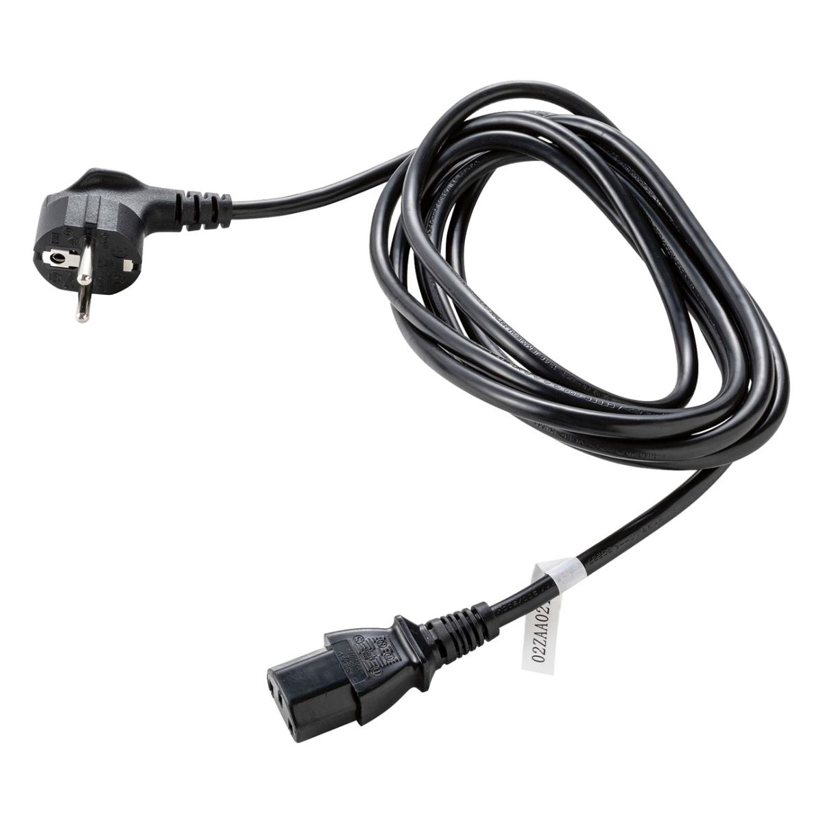 Stromkabel Schutzkontaktstecker Typ F für Europa (außer UK) auf Kaltgerätekupplung C13, Typ: C