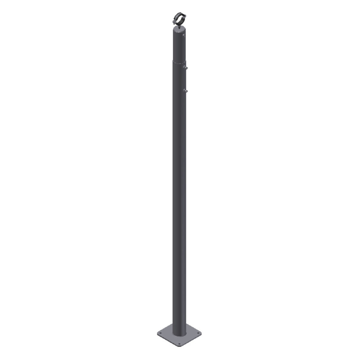 Rohrstütze mit Gewinde M10