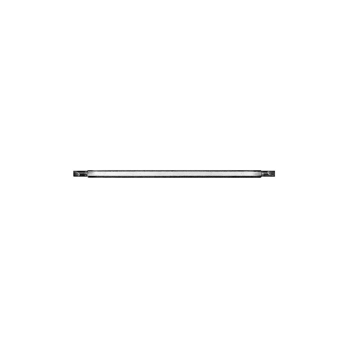 Schraubendreherklinge für Schlitzschrauben, beidseitig, Schneidenbreite: 4+6mm