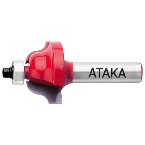 Фреза АТАКА 412286 Кромочная Калевочная D28.6 d8 L67 l12.7 R6.3 dp12.7