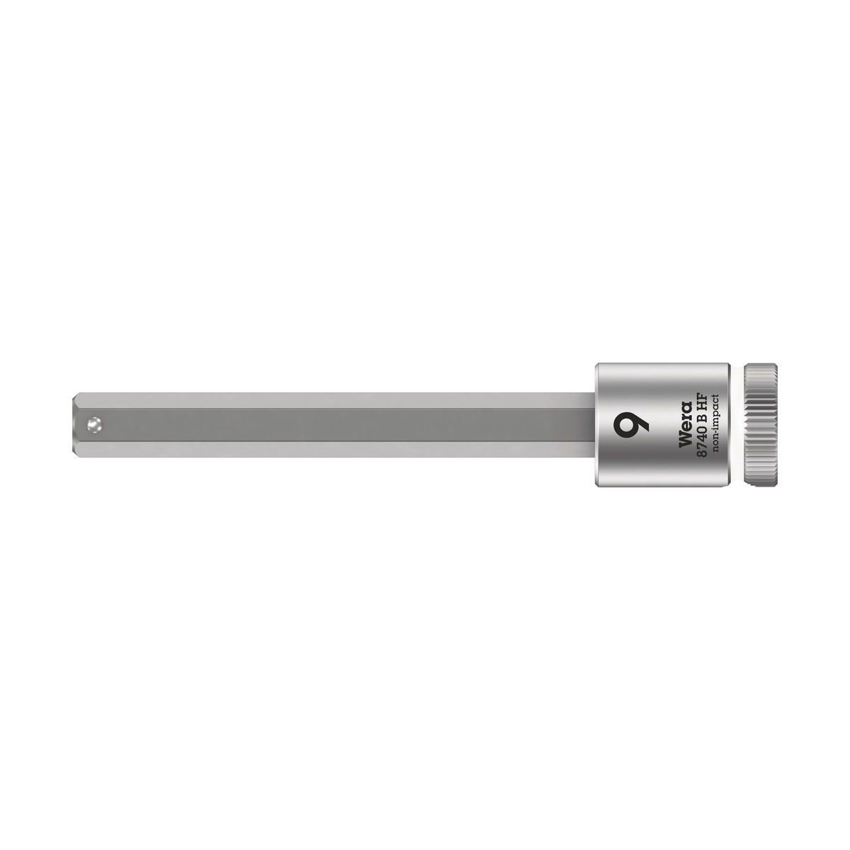 8740 B HF Zyklop Bitnuss mit 3/8″-Antrieb, mit Haltefunktion für Innensechskantschrauben, 9 x 100 mm