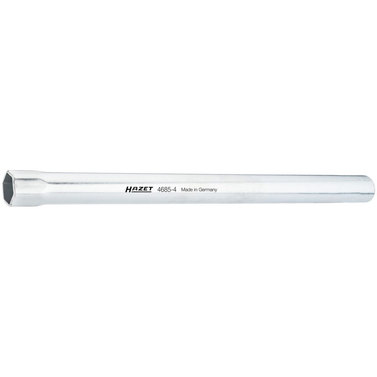 Rohr-Steckschlüssel ∙ 1/2 Zoll (12,5 mm) Vierkant hohl ∙ Außen Sechskant Profil ∙ SW 24 mm