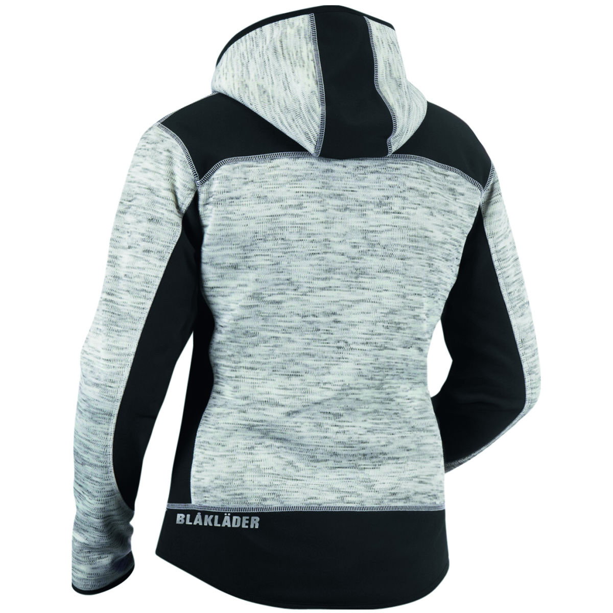 Damen Strickjacke, grau / schwarz, Unisex-Größe: S