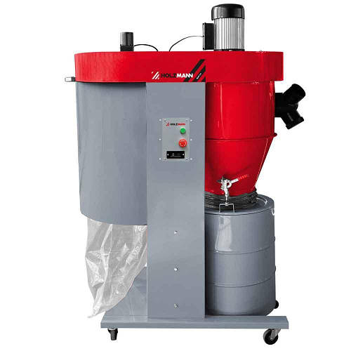Аспірація Holzmann RLE1500_230V циклонного типу для ЧПУ та деревообробки, стружковідсмоктувач 1900 м³/год, 1500 Вт, 220 В