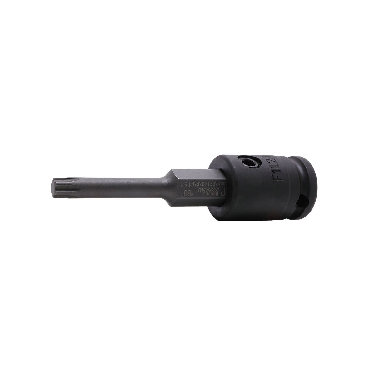 3/8″ Impact Bithalter inklusive 7/16″ Bit DIN3126 E11.2, TORX PLUS 50IP